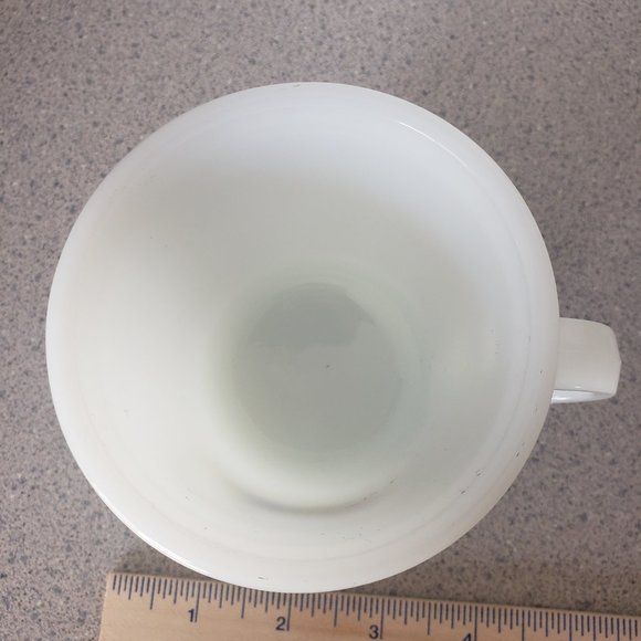 Vintage Avon 8 oz Milk Glass Shaving Mug Cup - Picture 2 of 9